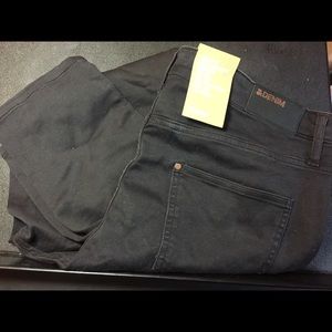 H&M Plus black high waisted skinny jeans